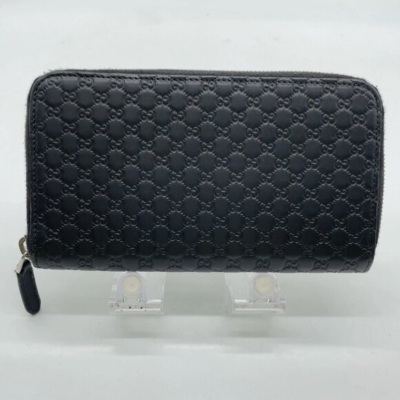 Auth Gucci Micro Guccissima Round Zip 544473.2149 Long Wallet - Picture 1 of 13